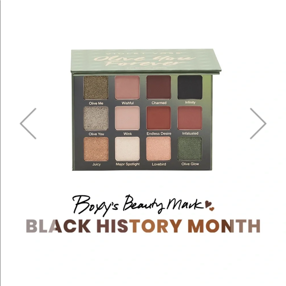 VIOLET VOSS Olive You Forever Eyeshadow Palette $34 Black Owned Beauty